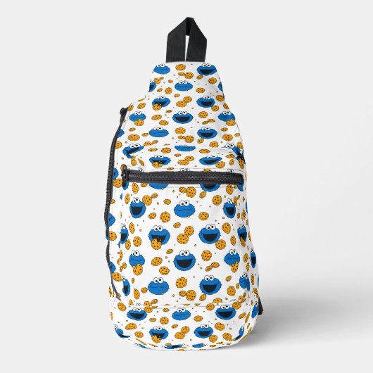 Cookie Monster | C is voor Cookie Patroon Sling Bag (Voorkant)