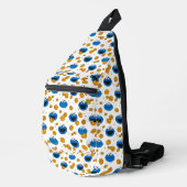 Cookie Monster | C is voor Cookie Patroon Sling Bag (Rechterhoek)