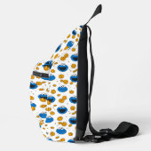 Cookie Monster | C is voor Cookie Patroon Sling Bag (Rechts)