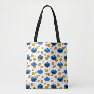 Cookie Monster   C is voor Cookie Patroon Tote Bag