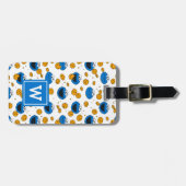 Cookie Monster | C is voor Cookie Pattern Bagagelabel (Voorkant horizontaal)