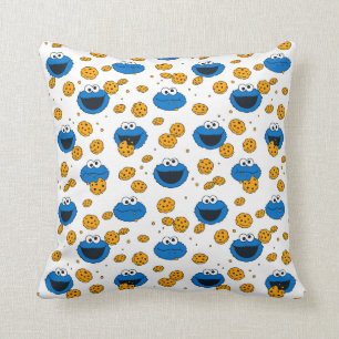 Cookie Monster   C is voor Cookie Pattern Kussen