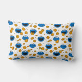 Cookie Monster | C is voor Cookie Pattern Kussen (Achterkant)