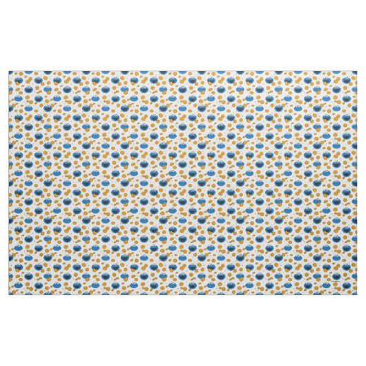 Cookie Monster | C is voor Cookie Pattern Stof (Yard (91,4 cm))