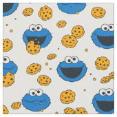 Cookie Monster | C is voor Cookie Pattern Stof (Close Up)