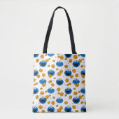 Cookie Monster | C is voor Cookie Pattern Tote Bag (Voorkant)