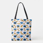 Cookie Monster | C is voor Cookie Pattern Tote Bag (Achterkant)