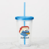 Cookie Monster Camp Cookies | Jouw namen toevoegen Acryl Drinkbeker (Voorkant)
