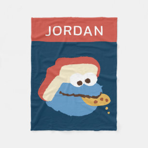 Cookie Monster Camp Cookies   Jouw namen toevoegen Fleece Deken