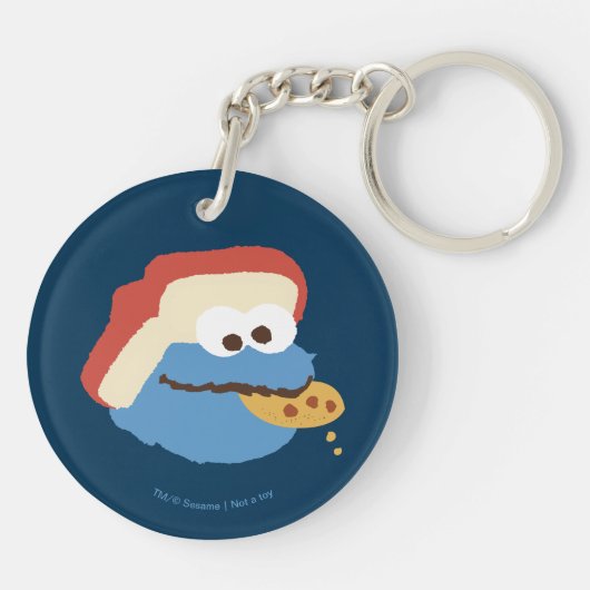 Cookie Monster Camp Cookies Sleutelhanger (Achterkant)