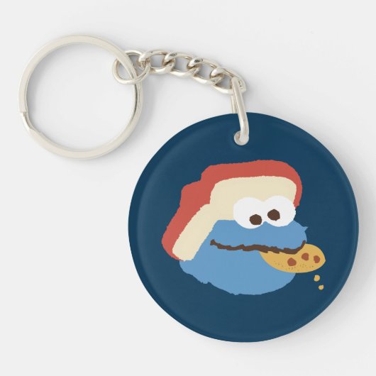 Cookie Monster Camp Cookies Sleutelhanger (Voorkant)
