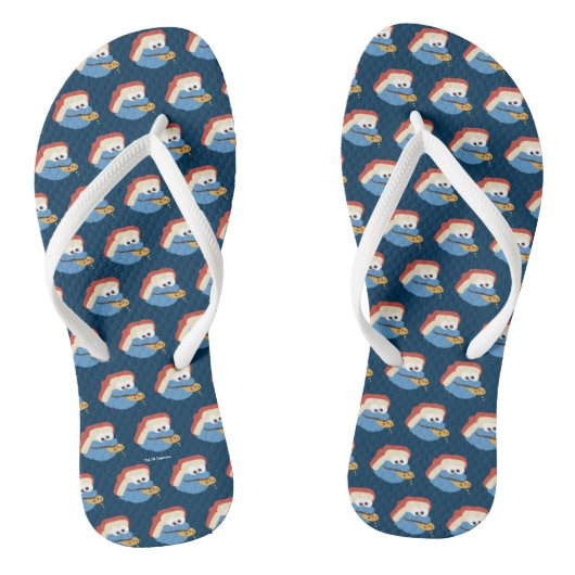 Cookie Monster Camp Cookies Teenslippers (Voetbed)