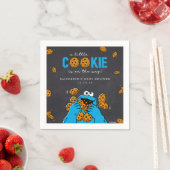 Cookie Monster Chalkboard Baby shower Servet (Insitu)