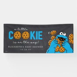 Cookie Monster Chalkboard Baby shower Spandoek