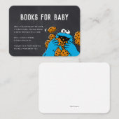 Cookie Monster Chalkboard Book Request Insert Plaatskaartje (Voorkant / Achterkant)