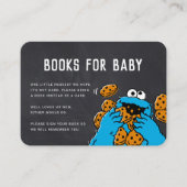 Cookie Monster Chalkboard Book Request Insert Plaatskaartje (Voorkant)