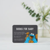 Cookie Monster Chalkboard Book Request Insert Plaatskaartje (Staand voorkant)