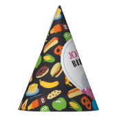 Cookie Monster Chalkboard Foodie Truck Feesthoedjes (Links)