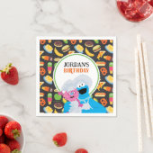 Cookie Monster Chalkboard Foodie Truck Servet (Insitu)