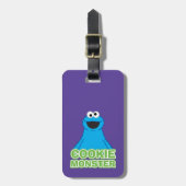 Cookie Monster Character Art Bagagelabel (Voorkant verticaal)