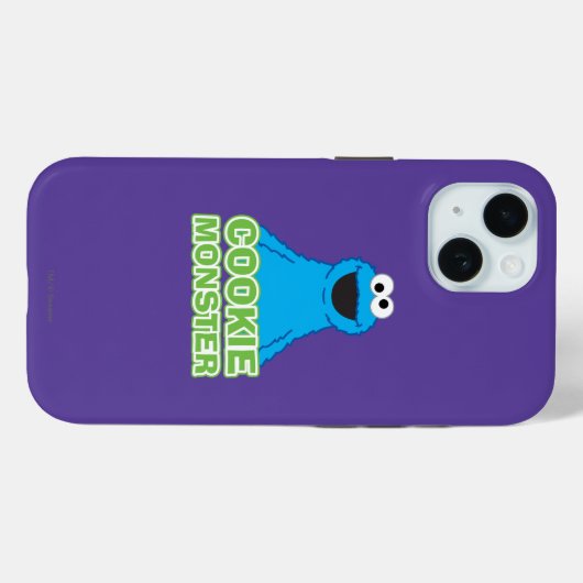Cookie Monster Character Art Case-Mate iPhone Case (Achterkant (horizontaal))