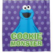 Cookie Monster Character Art Douchegordijn (Voorkant)