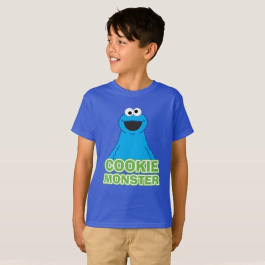 Cookie Monster Character Art T-shirt (Voorkant volledig)