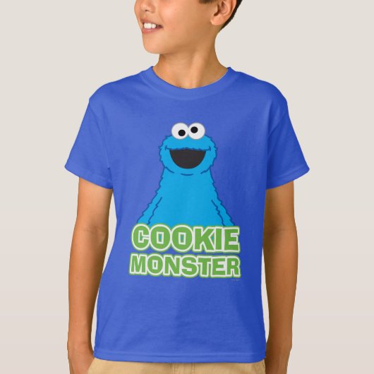 Cookie Monster Character Art T-shirt (Voorkant)
