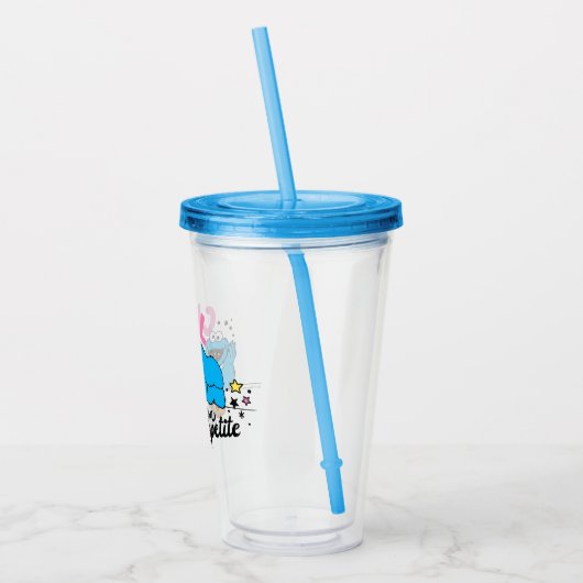 Cookie Monster | Chill Bon Appetite Acryl Drinkbeker (Links)
