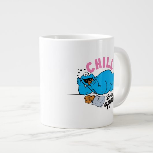 Cookie Monster | Chill Bon Appetite Grote Koffiekop (Voorkant rechts)