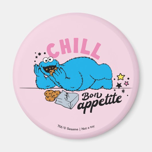 Cookie Monster | Chill Bon Appetite Magneet (Voorkant)