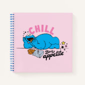 Cookie Monster | Chill Bon Appetite Notitieboek (Voorkant)