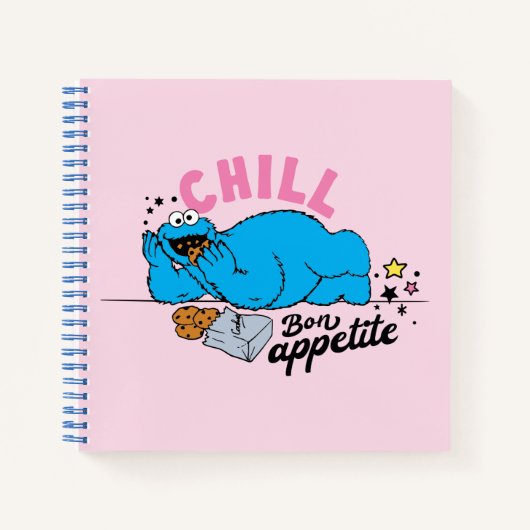 Cookie Monster | Chill Bon Appetite Notitieboek (Voorkant)