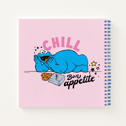 Cookie Monster | Chill Bon Appetite Notitieboek (Achterkant)
