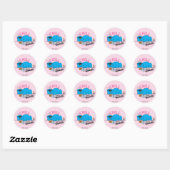 Cookie Monster | Chill Bon Appetite Ronde Sticker (Vel)