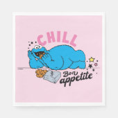 Cookie Monster | Chill Bon Appetite Servet (Voorkant)