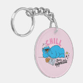 Cookie Monster | Chill Bon Appetite Sleutelhanger (Voorkant Links)