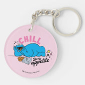 Cookie Monster | Chill Bon Appetite Sleutelhanger (Achterkant)