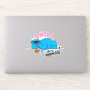 Cookie Monster Chill Bon Appetite Sticker