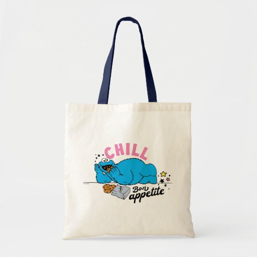 Cookie Monster | Chill Bon Appetite Tote Bag (Voorkant)