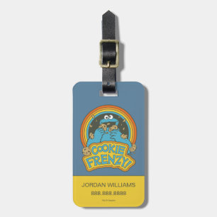  Cookie Monster   Cookie Frenzy Bagagelabel