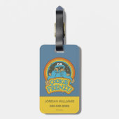  Cookie Monster | Cookie Frenzy Bagagelabel (Achterkant verticaal)