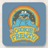 Cookie Monster | Cookie Frenzy Bier Onderzetter (Voorkant)