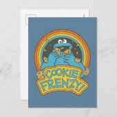 Cookie Monster | Cookie Frenzy Briefkaart (Voorkant / Achterkant)