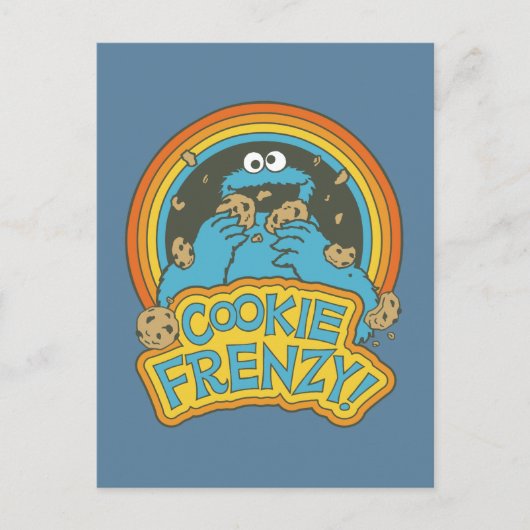  Cookie Monster | Cookie Frenzy Briefkaart (Voorkant)
