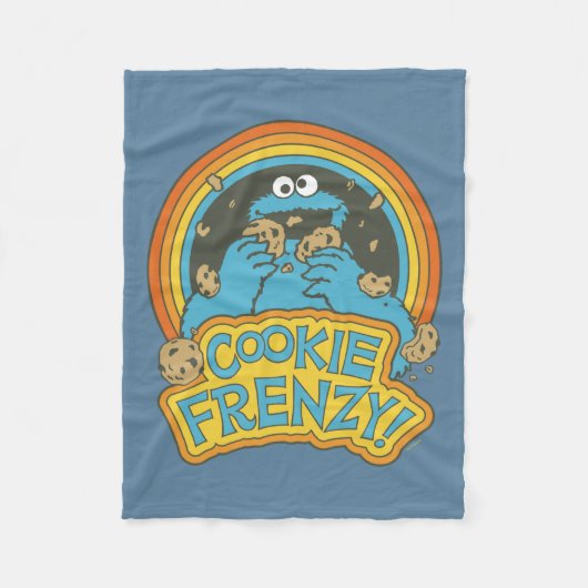 Cookie Monster | Cookie Frenzy Fleece Deken (Voorkant)