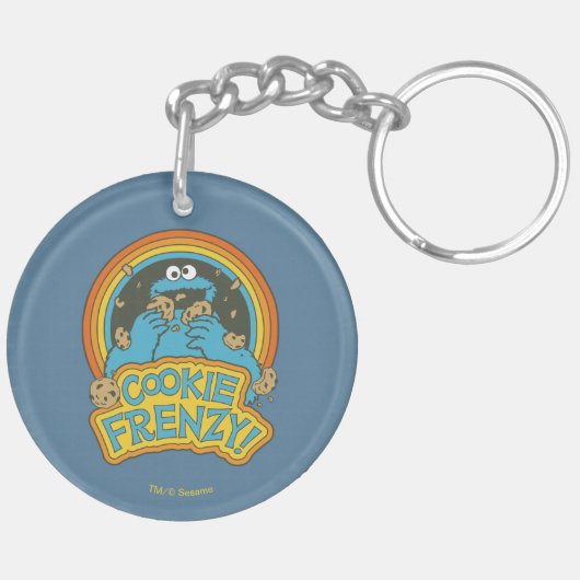 Cookie Monster | Cookie Frenzy Sleutelhanger (Achterkant Links)