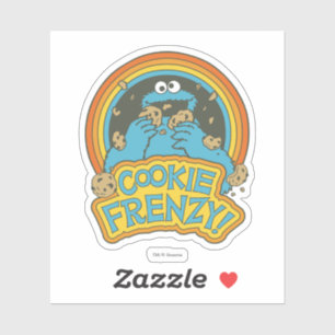 Cookie Monster Cookie Frenzy Sticker