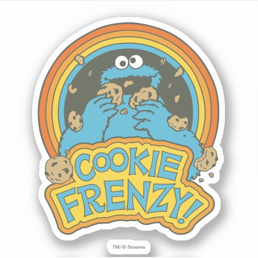  Cookie Monster | Cookie Frenzy Sticker (Voorkant)