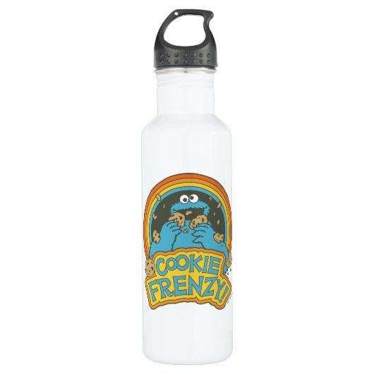  Cookie Monster | Cookie Frenzy Waterfles (Voorkant)